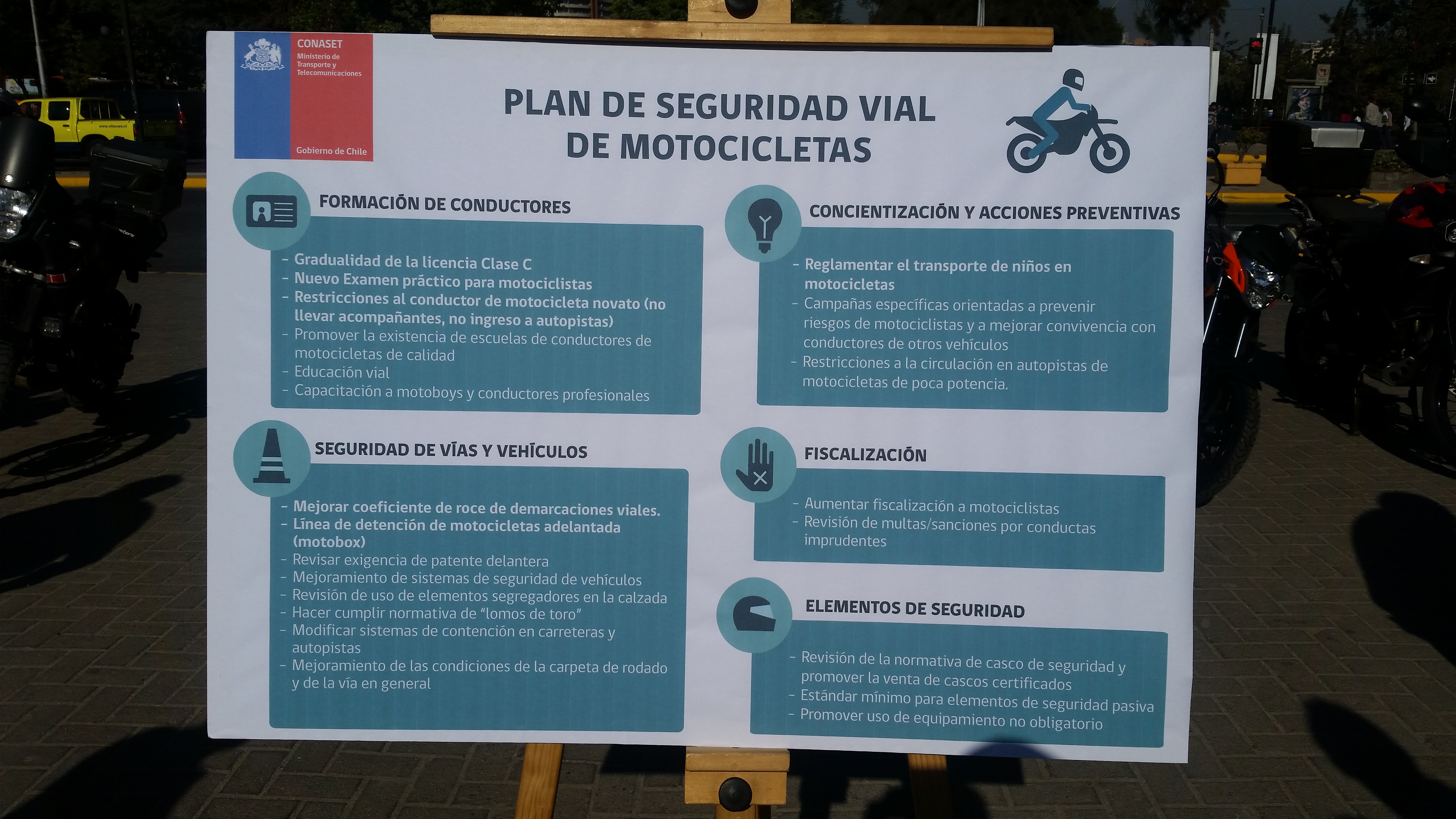 Lanzamiento Plan Nacional de Seguridad Vial para Motocicletas
